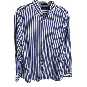 Nautica Men's Long Sleeve Shirt Large Cotton